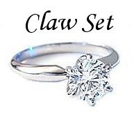 Diamond Claw Set Rings - Diamond Prong Set Rings